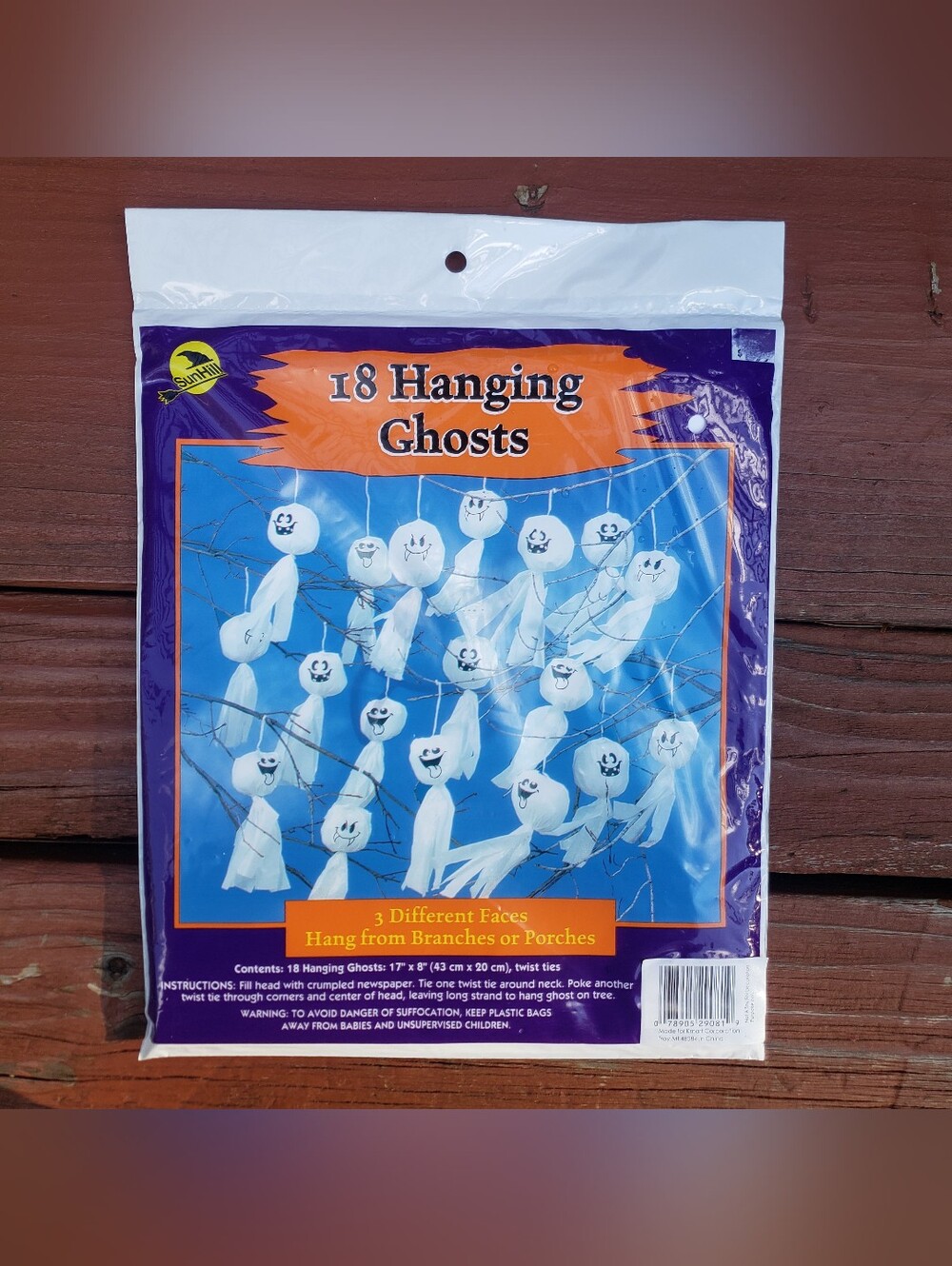 1995/2002 Sun Hill New In Pack - 18 Hanging Ghost - 3 Different Faces